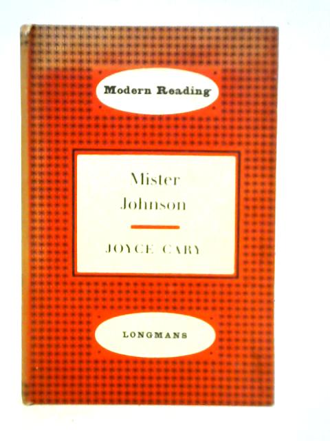 Mister Johnson By Joyce Cary