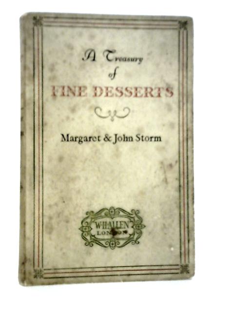 A Treasury of Fine Desserts By Margaret & John Storm