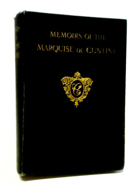 Memoirs Of Delpine De Sabran, Marquise De Custine. By Various