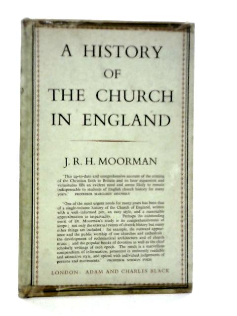 A History of the Church in England By J.R.H.Moorman