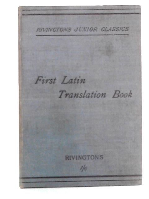 First Latin Translation Book By A.H. Thomas