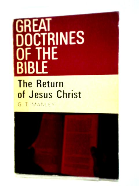 Return of Jesus Christ (Pocket Books) von G.T Manley