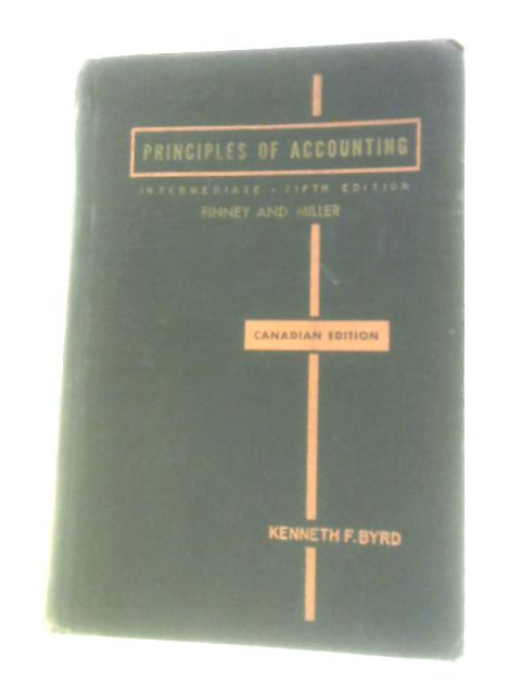 Principles of Accounting: Intermediate By A. A. Finney, Herbert E. Miller