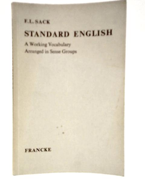 Standard English By F.L.Sack