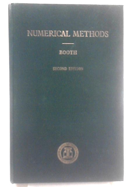 Numerical Methods By Andrew D. Booth