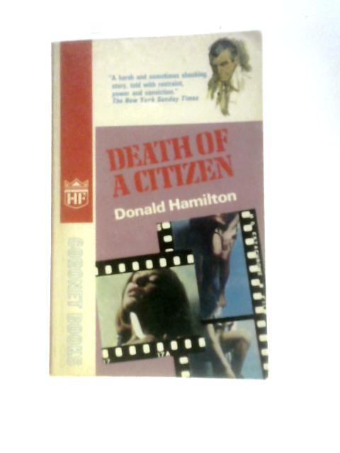 Death of a Citizen By Donald Hamilton