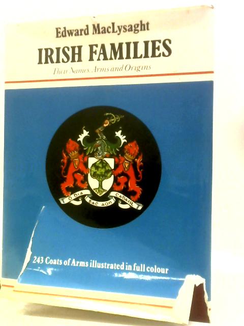 Irish Families By Edward MacLysaght