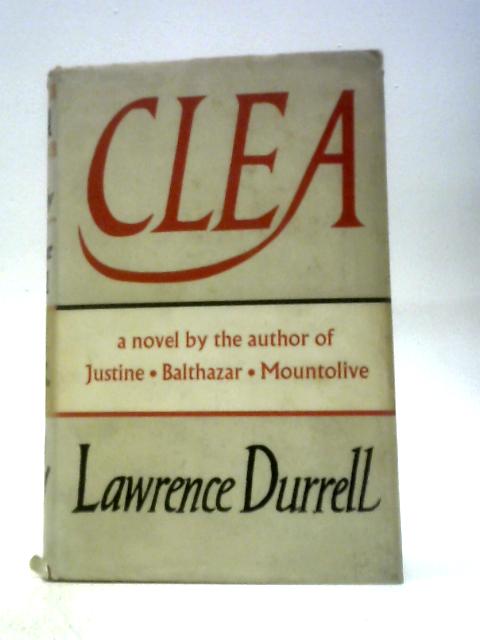 Clea By Lawrence Durrell