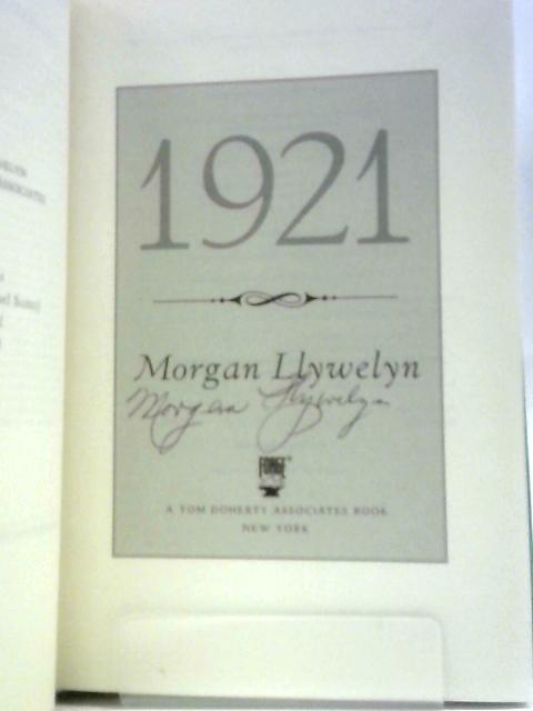 1921 By Morgan Llywelyn