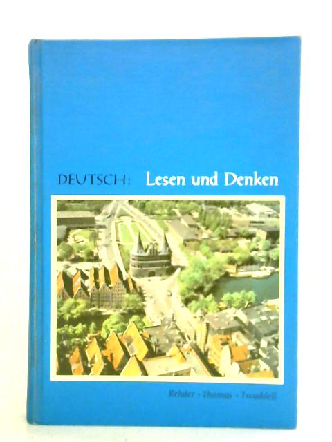 Deutsch Lesen Und Denken By Helmut Rehder et al