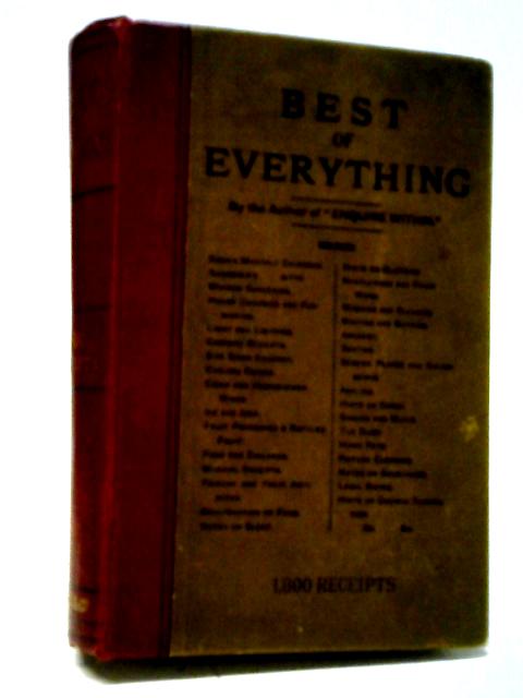 Best of Everything, A Domestic Manual By Anon