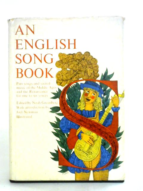 An English Song Book By Noah Greenberg (ed.)