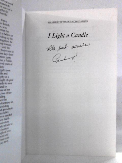 I Light a Candle By Gena Turgel