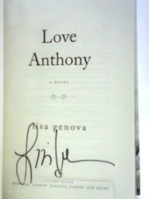 Love Anthony von Lisa Genova