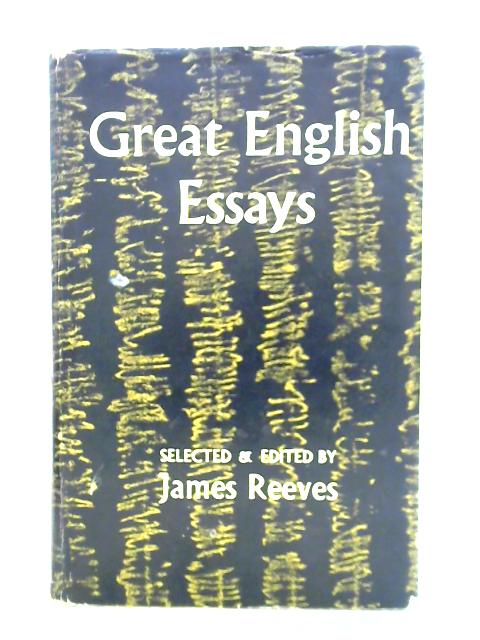 Great English Essays By James Reeves