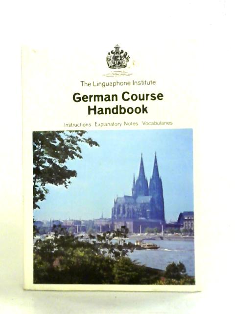 German Course Handbook By Unstated