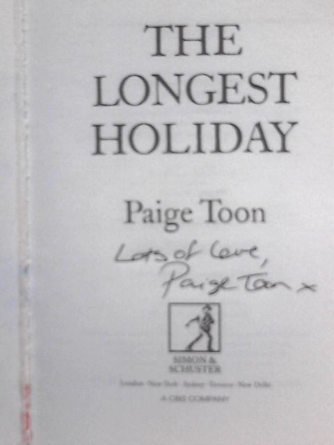 The Longest Holiday By Paige Toon