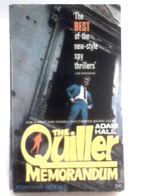 The Quiller Memorandum von Adam Hall