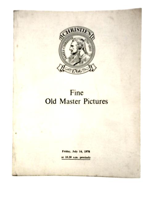 Fine Old Master Pictures