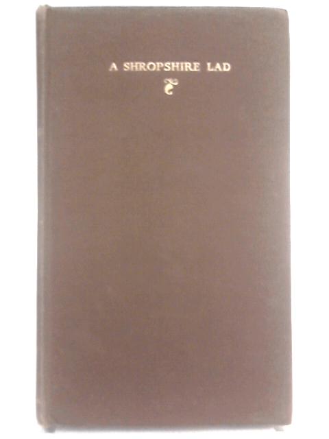 A Shropshire Lad By A. E. Housman