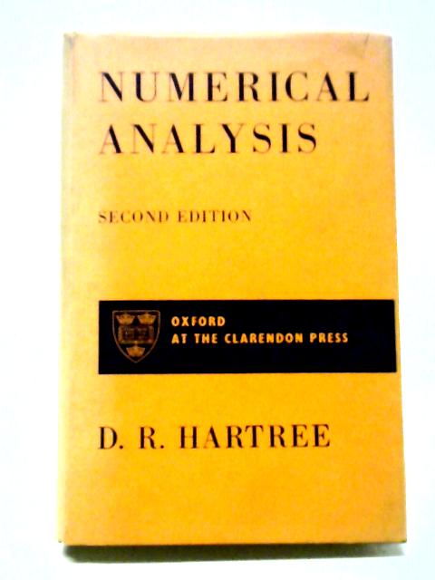 Numerical Analysis By D.R. Hartree