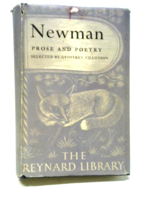 Newman: Prose Poetry von Geoffrey Tillotson (ed.)