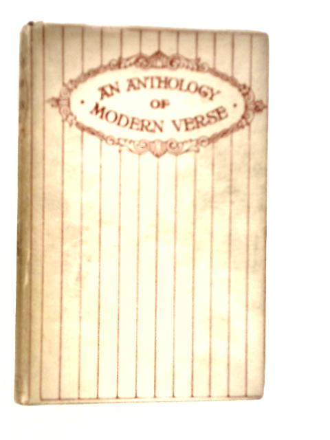 An Anthology of Modern Verse von A.Methuen