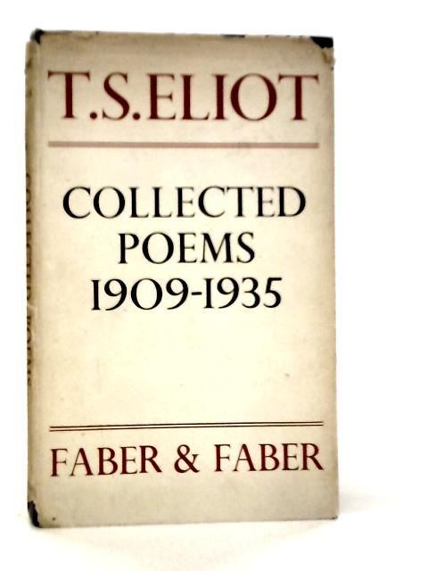 Collected Poems 1909-1935 von T.S.Eliot