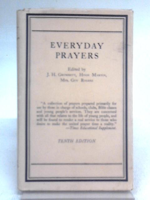 Everyday Prayers By J H Grummitt et al