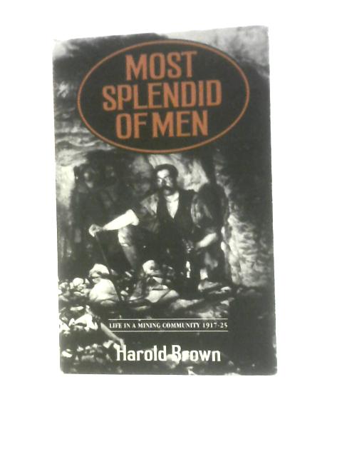 Most Splendid of Men: Life in a Mining Community, 1917-25 von Harold Brown