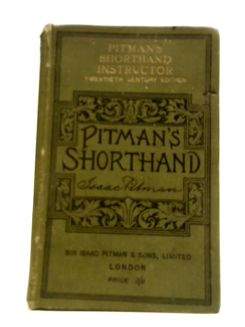 Pitman's Shorthand Instructor von Not stated