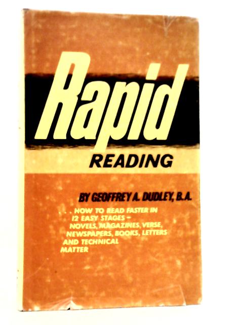 Rapid Reading By Geoffrey A.Dudley