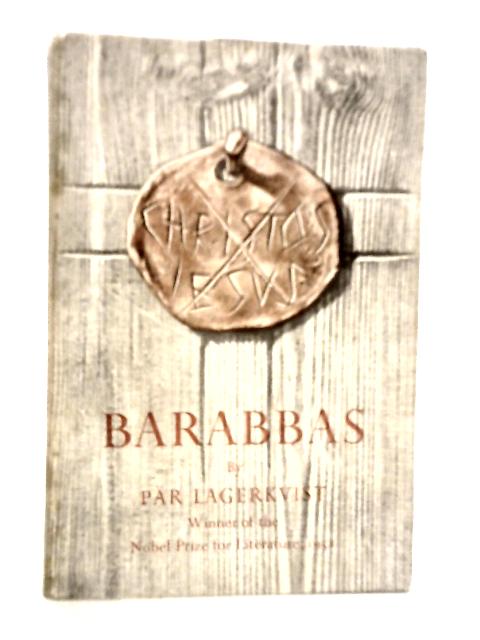 Barabbas By Par Lagerkvist