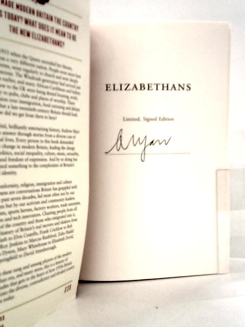 Elizabethans By Andrew Marr