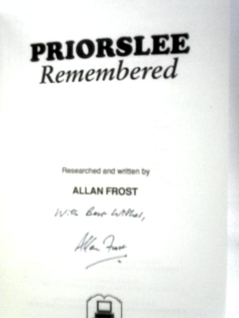 Priorslee Remembered von Allan Frost