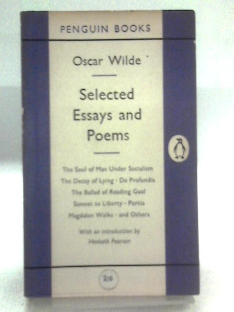 Selected Essays and Poems By Oscar Wilde