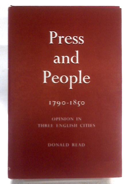 Press and People By Donald Read