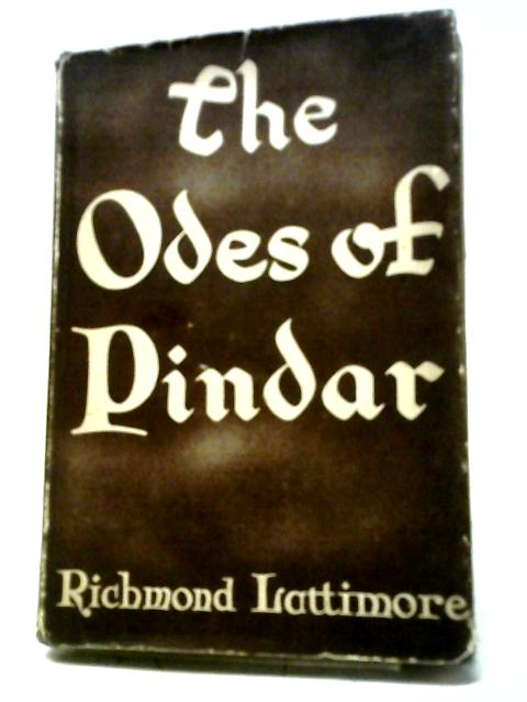 The Odes of Pindar By Richmond Lattimore (trans.)