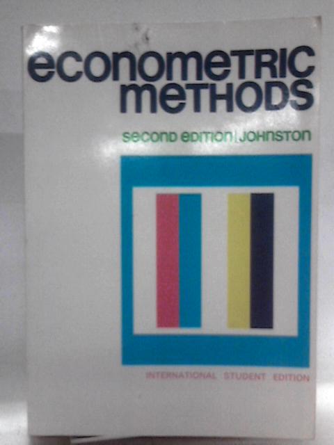 Econometric methods von J. Johnston