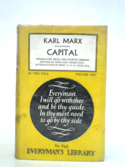 Capital: Volume 2 By Karl Marx