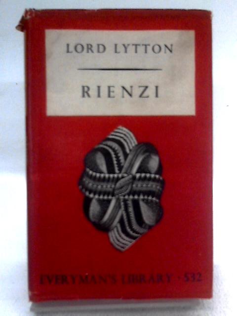 Rienzi By Lord Lytton