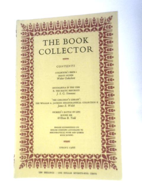 The Book Collector. Volume 15. No. 1. Spring 1966 von John Carter (Ed.) Et Al.