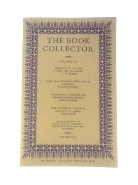 The Book Collector, Autumn 1965. Volume 14, No 3 By Various