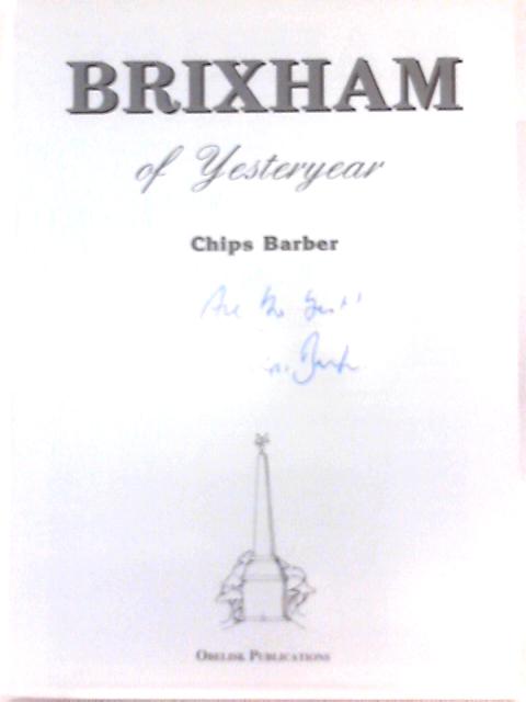 Brixham of Yesteryear By Chips Barber