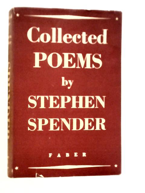 Collected Poems 1928-1953 By Stephen Spender