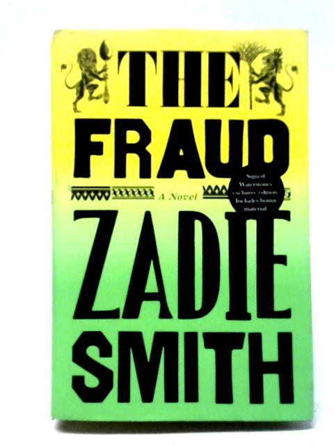 The Fraud By Zadie Smith