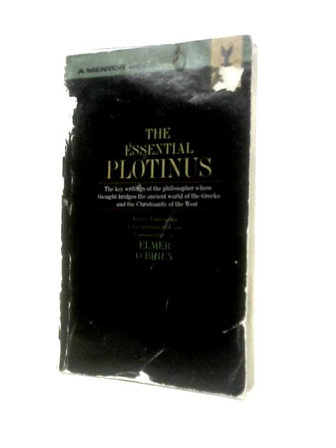 The Essential Plotinus By Elmer O'Brien