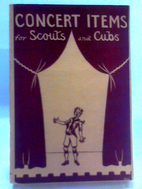 Concert Items for Scouts and Cubs By H. L. Davis