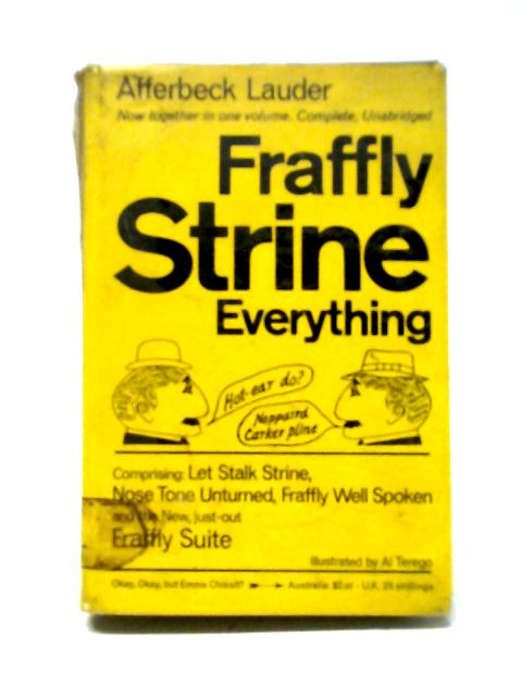 Fraffly Strine Everything By Lauder, Afferbeck