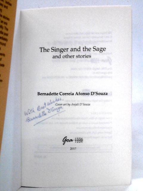 The Singer and the Sage and Other Stories von Bernadette Correia Afonso D'Souza